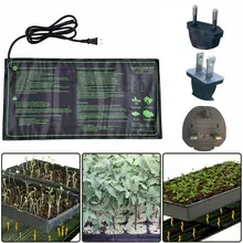 52*24CM EU AU US Plug Seedling Heating Mat Waterproof Plant Seed Germination Propagation Clone Starter Pad Garden Supplies tanie tanio CN (pochodzenie) TKANINA OXFORD V1912026