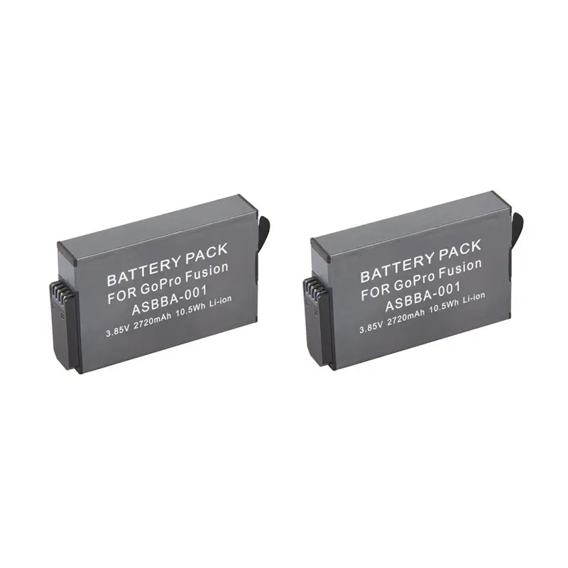 2 ASBBA-001 ASBBA001 ASBBA 001 Аккумулятор для экшн-камеры Gopro Fusion 360 градусов - Цвет: 2