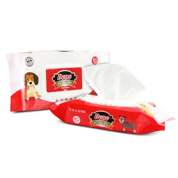 

Disposable Pet Grooming Wet Wipes Dogs Cat Moist Wipes Eye Tear Stain Remover Quick Cleaning Soft Comfortable Pet Supplies