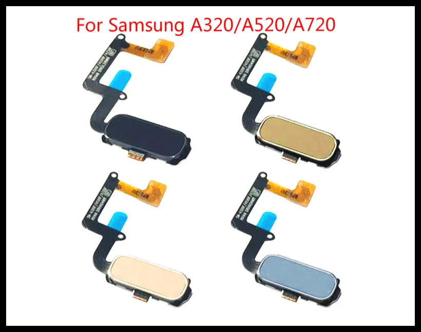 1 шт. для Samsung Galaxy A3 A320 A320F A5 A520 A520F A7 A720 A720F 2017 отпечатков пальцев Сенсор Главная