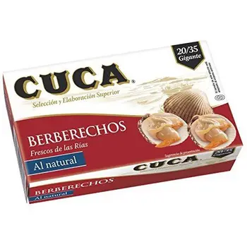 

Cuca Berberechos De Las Rías Al Natural. 20/35 Gigante, 115 g
