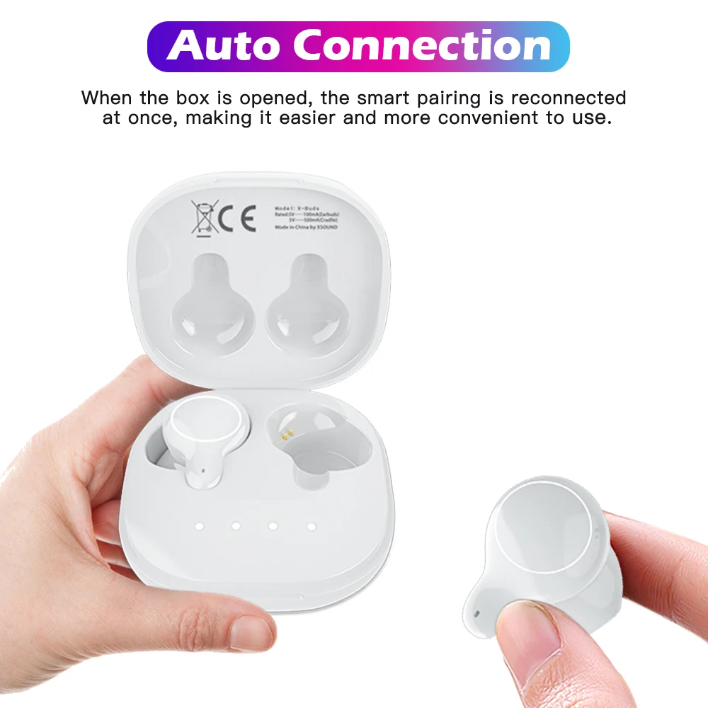 Cigfun X Buds Wireless Earbuds TWS Bluetooth 5 0 Earphones 6D Stereo Touch Handsfree Headset with Mic for iphone Huawei Phone