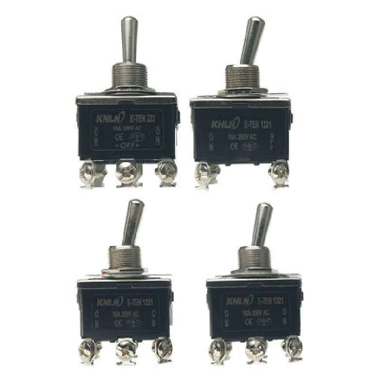 

E-TEN1021 Toggle switch E-TEN1121 E-TEN1122 E-TEN1221 E-TEN1321 E-TEN123/203/223 Black Rocker switch Waterproof cap 2/3/4/6pin