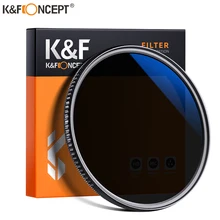 Filtro de polarização circular do nd hd do filtro 49mm 52mm 55mm 58mm 62mm 67mm 72mm 77mm 82mm filtro 2 do conceito de k & f em 1 filtro de nd32 cpl