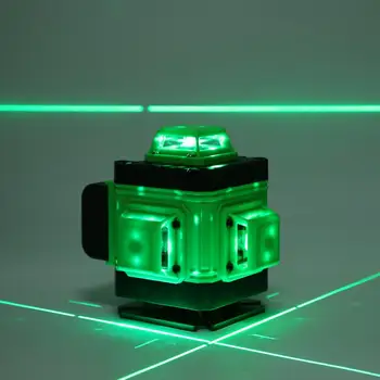 

Green Laser Level 16-Line 4D Laser Leveling Tool Horizontal Vertical Green Beam Line Level 110-240V Laser Level
