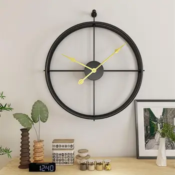 

59x52cm Large Silent Wall Clock Modern Design Clocks For Home Decor Office European Style Hanging Wall Watch Clocks
