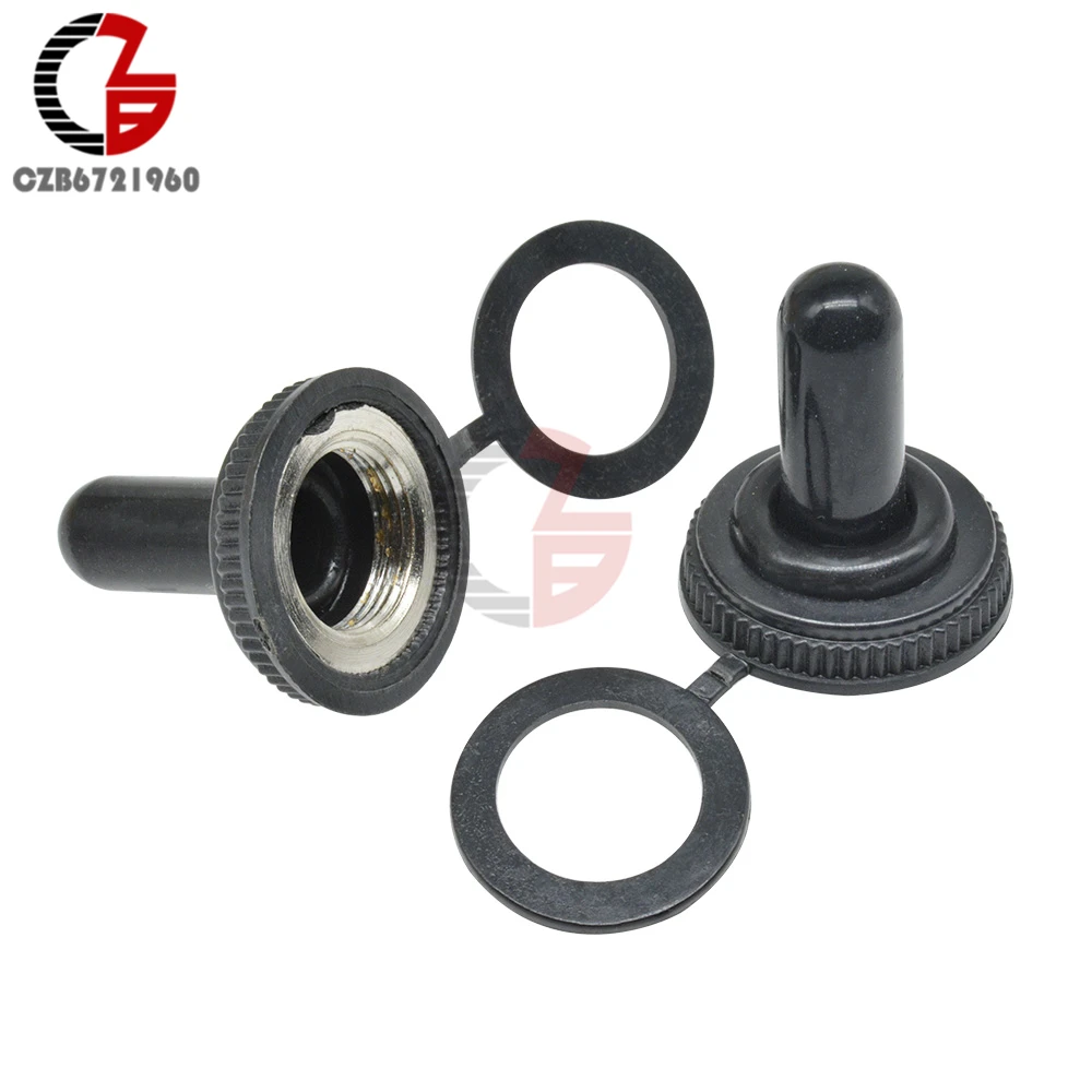 5Pcs Waterproof Dustproof Cap Cover Protective Case Hat for 12MM Toggle Switch afbeelding