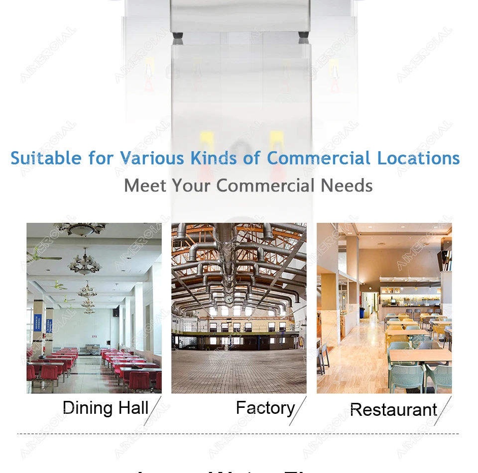 KW30L commercial stepwise Water boiling machine Hot Water dispenser Stainless Steel water inlet drinking Water Boiler 30/40/