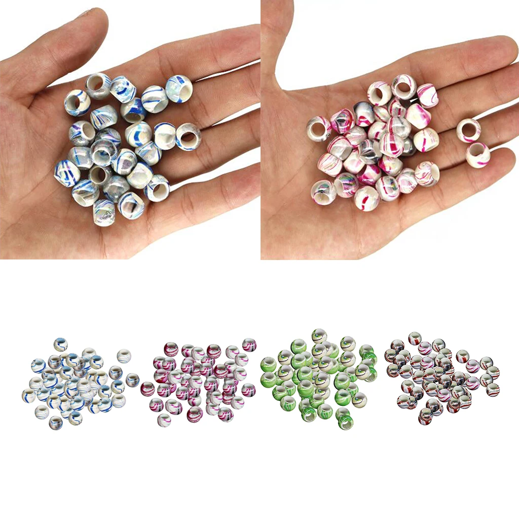 50Pcs Dreadlocks Beads, Hair Braid Beads, Hair Jewelry Rings Clips Dread Locks Dreadlocks Beads Braiding Hair Decorations