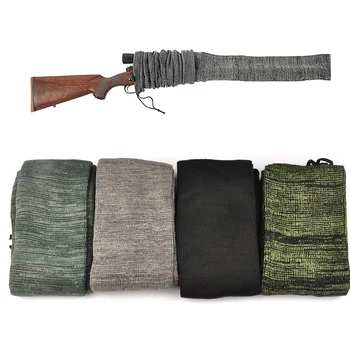 

54" Silicone Treated Gun Sock Polyester Rifle Shotgun Fishing Rod Sock Protection Cover Bag Case Tactical Hunting