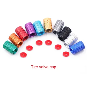 

Aluminum alloy car tire valve core tubeless tire valve cover Car Wheel Tire Valve Caps Tyre Rim Stem Covers