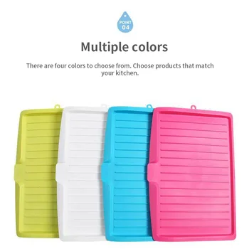 

Practical Sink Dish Bowl Drip Drain Board Multifunction Draining Holder Fruit Shelving Storage Rack Filter Plate Kitchen Tools