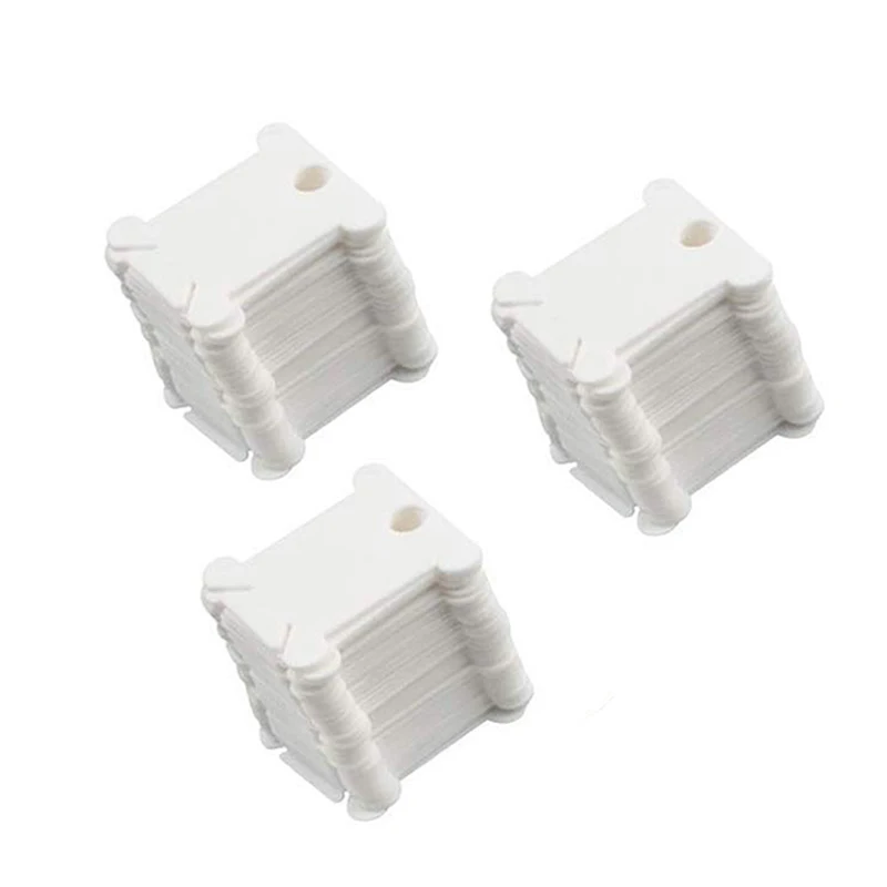 

90Pcs Embroidery Floss Craft Thread Bobbin Cross Stitch Storage Holder Plastic Sewing Thread Board Card DIY Sewing Accessories