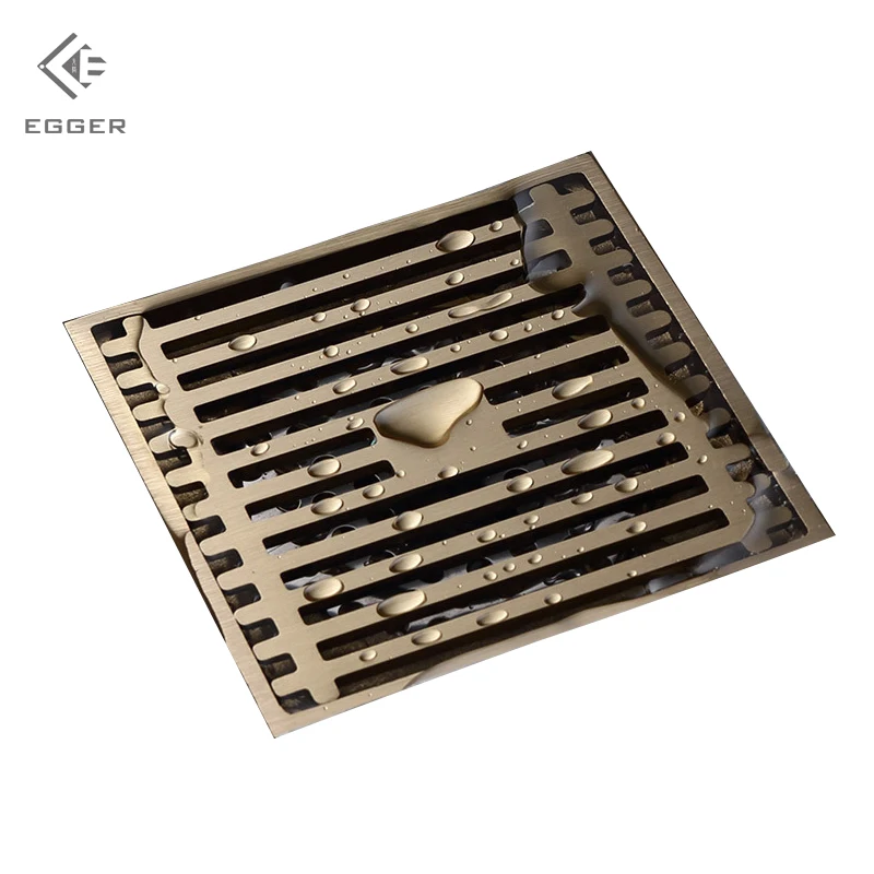 

EGGER Copper Thick Antique Large Displacement Floor Drain Seal Deodorant Anti-blocking Floor Drain Dual-use Drain Floor Drain