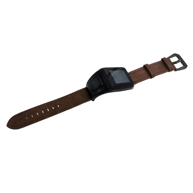 Replaced Replaced Genuine Leather Wrist Strap Metal Clasp Buckle Watchband Bracelet for TomTom Runner 2 3/Spark 3 2 Watch