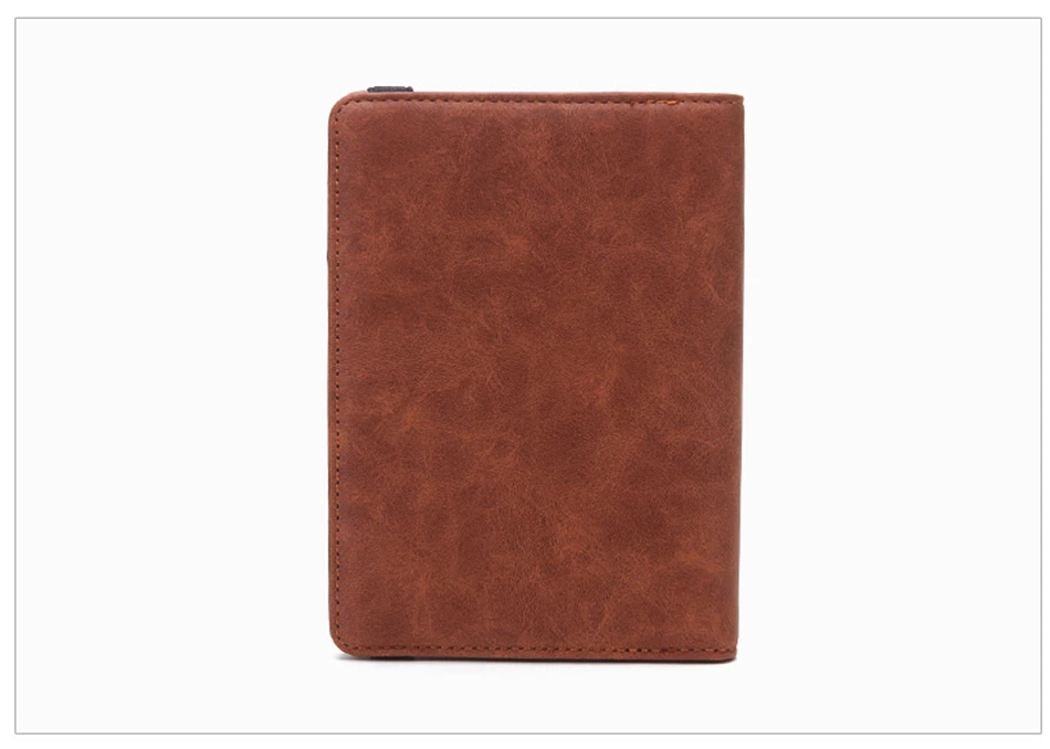 Women Men RFID Vintage Business Passport Covers Holder Multi-Function ID Bank Card PU Leather Wallet Case Travel Accessories