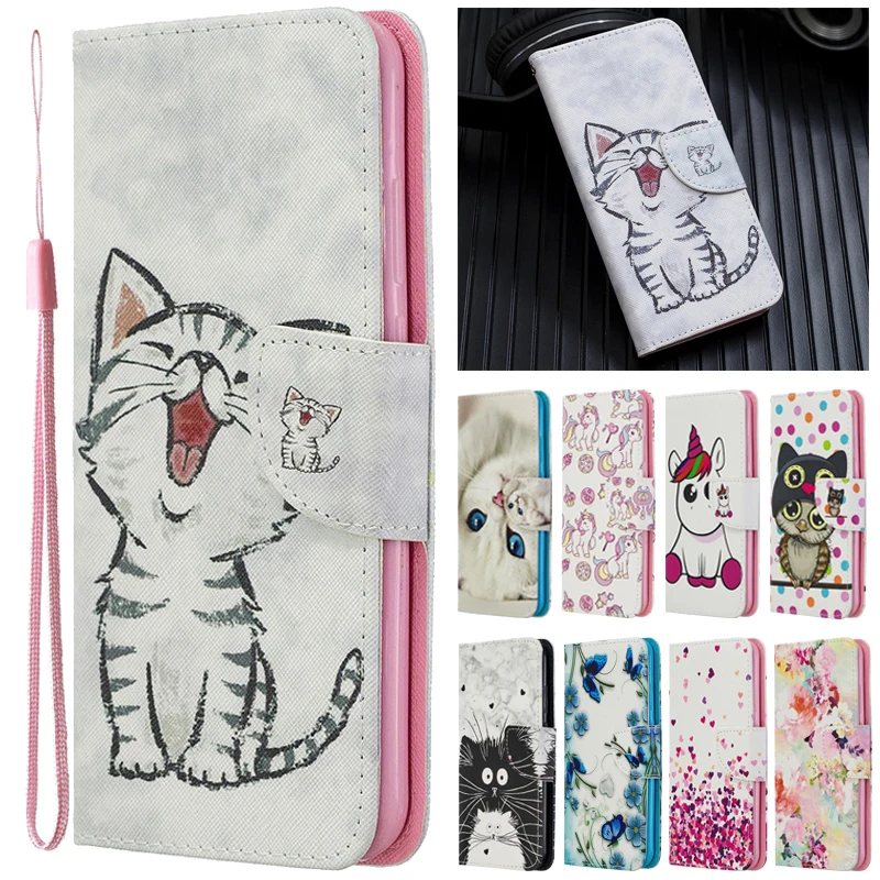 

For Samsung Galaxy A20 Case Leather Case on sFor Coque Samsung A20 A 20 A50 A40 A30 A10 A70 A20E A80 A60 Case Cover Wallet Cases