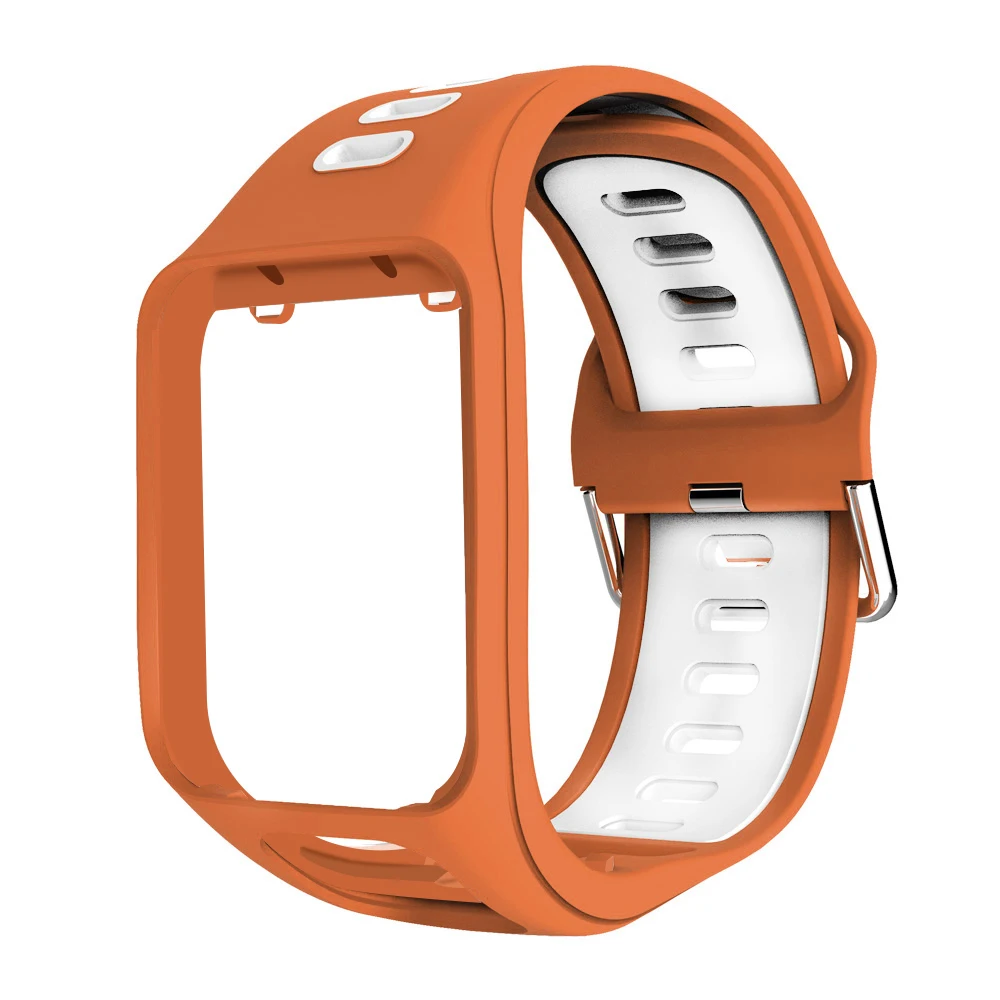 Ремешок на запястье для TomTom 2 3 Runner Spark Adventurer Golfer 2 сменный Браслет мягкий браслет для часов силиконовый ремешок браслет для часов