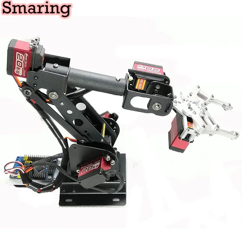 DIY 6DOF Multiangle Механическая Роботизированная рука с механический захват и Mg996R Сервоприводы для проекта исследования робота