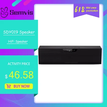 

SDY019 Wireless Bluetooth Speaker FM Radio 10W Portable Stereo Subwoofer HiFi Speaker SD Card Player Home Smart Portable Speaker