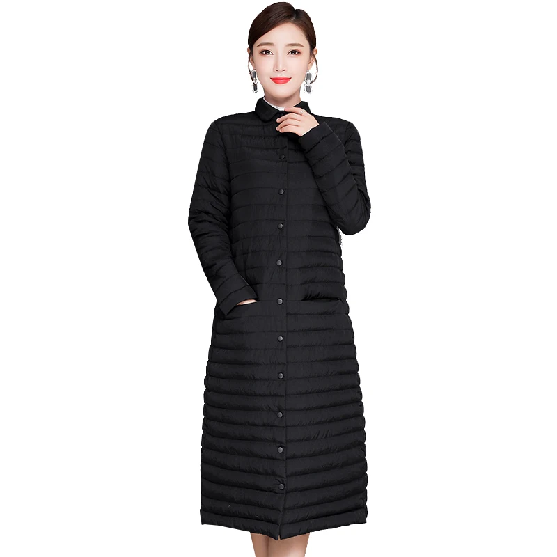 

2019 New Autumn Jacket Parka Women Winter Coat Women's Warm Outwear Thin Cotton-Padded Long Jackets Coats High Quality