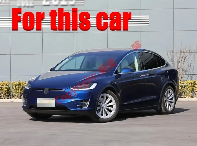 ABS Хром украшение автомобиля Боковая дверь линия гарнир тело литье под давлением отделка для Tesla модель X