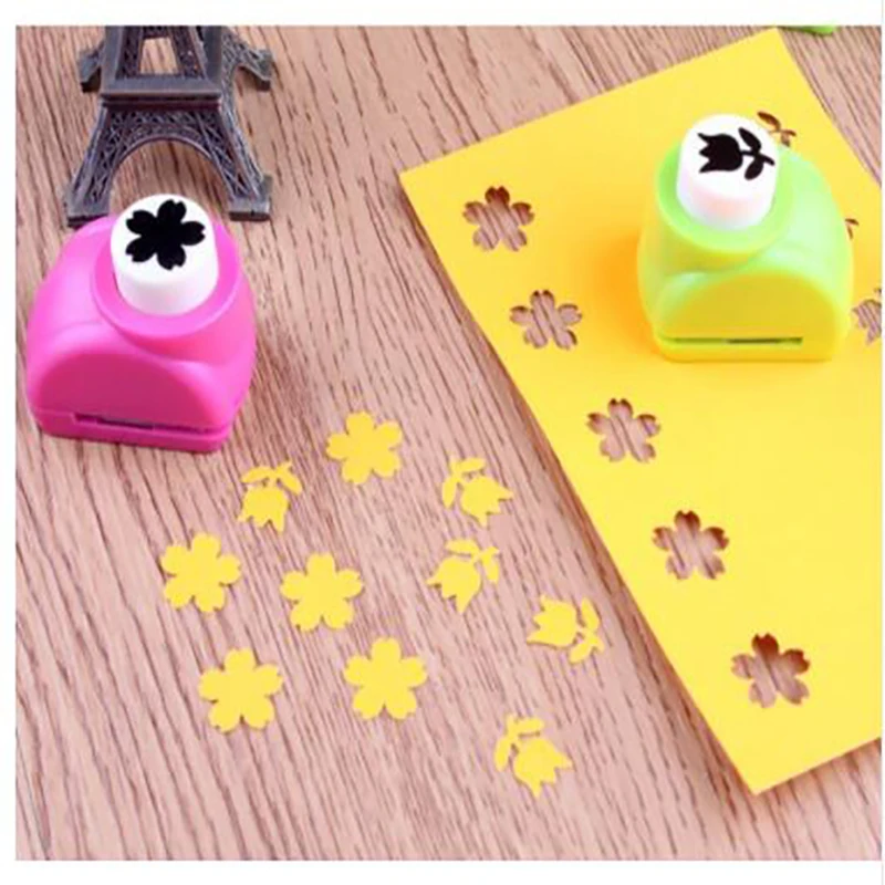 Paper Punch Cutter Tool 1 PCS Kid Child Mini Printing Paper Hand Shaper Scrapbook Tags Cards Craft DIY Punch Cutter Tool 16 Styles