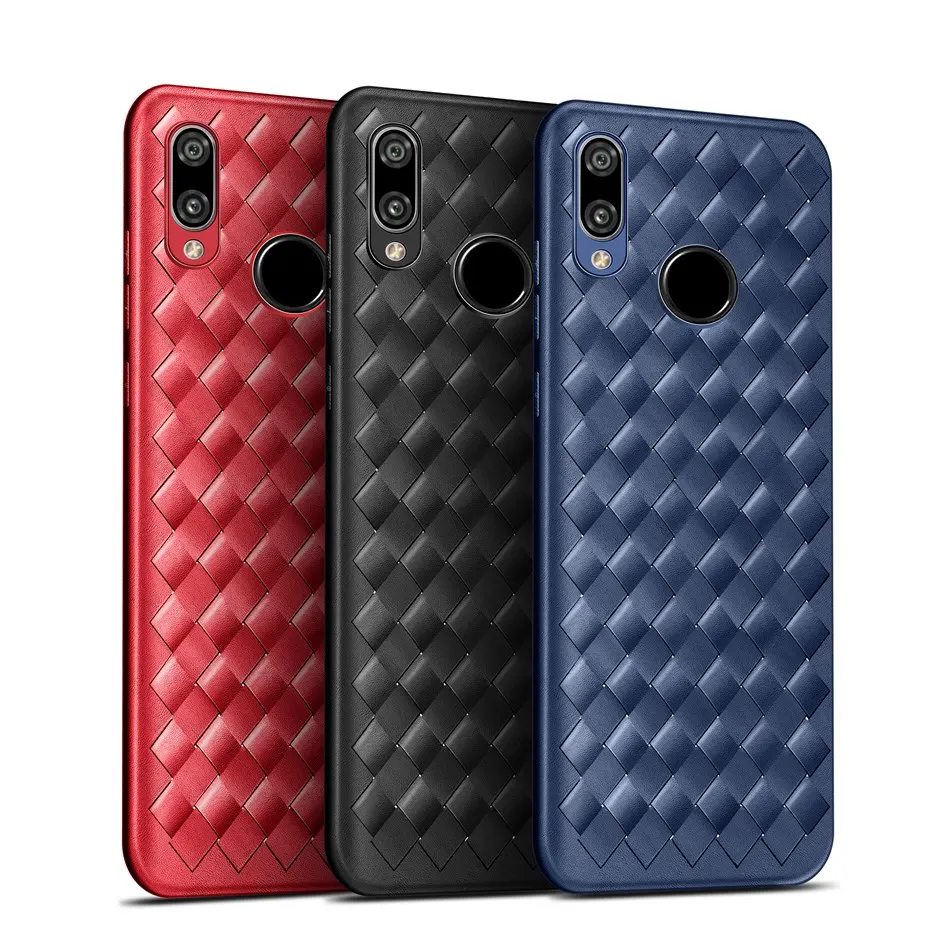 Плетеный сетчатый чехол для Huawei P Smart 2019 PSmart Z P20 P30 Lite P30Pro Mate 20 Honor Play 9 Pro мягкий