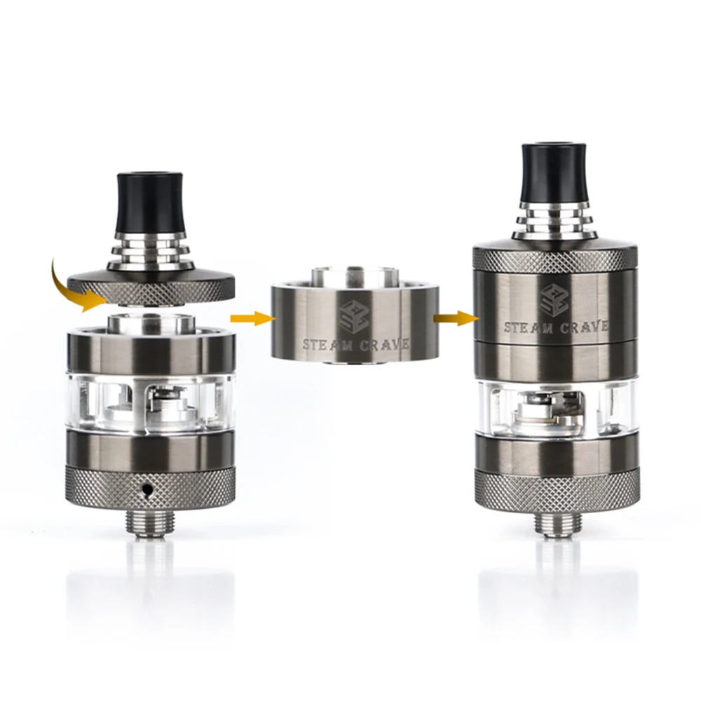 ГОРЯЧАЯ оригинальная электронная сигарета Glaz Mini RTA 2 мл/5 мл бак с одной насадкой и
