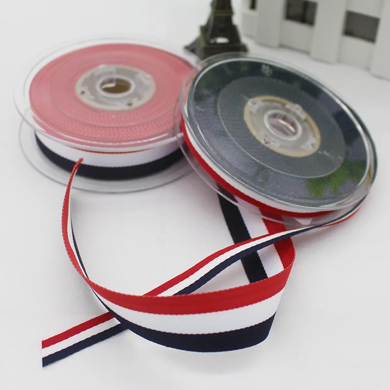 

3/4" 5meter Striped ribbon garment decorative accessories with color stripes