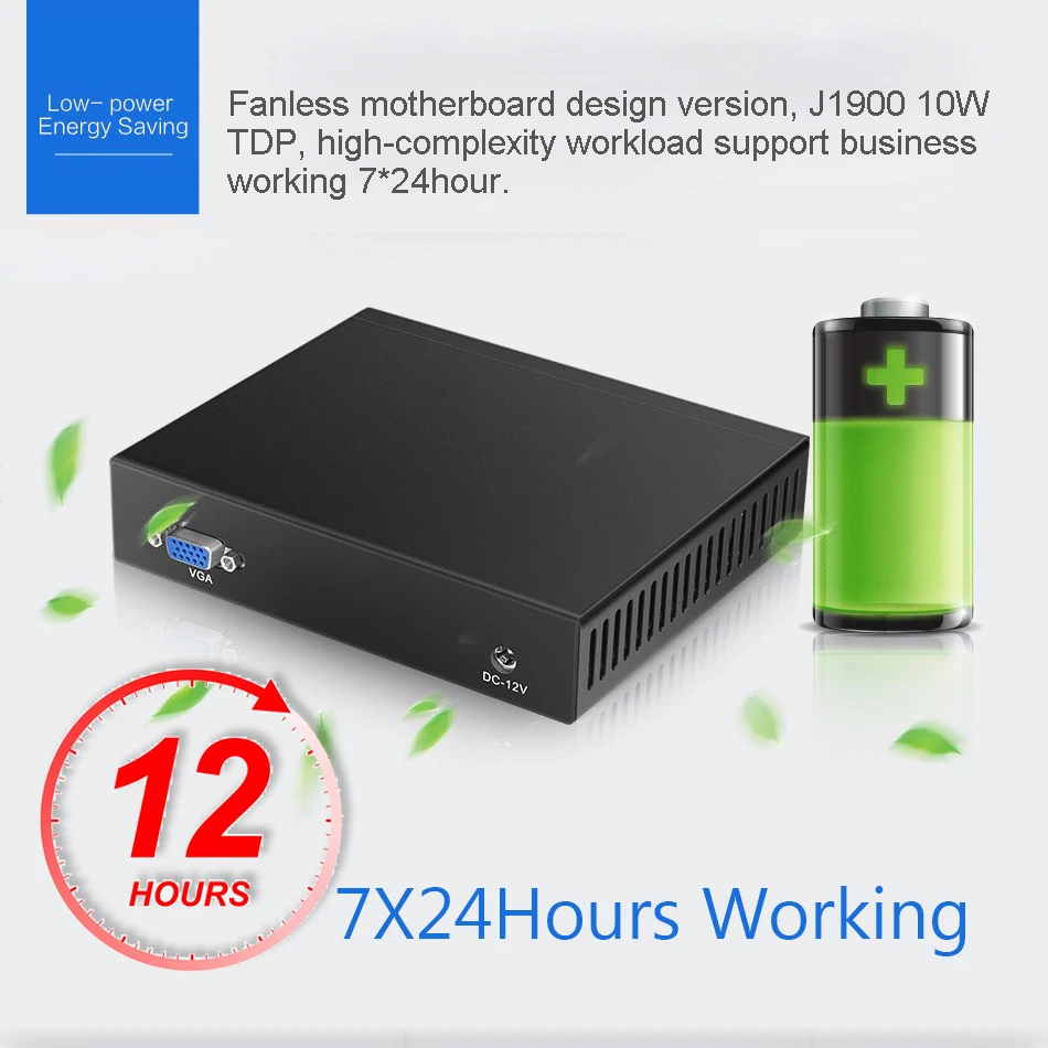 Firewall Roteador Pfsense Fanless Mini pc Celeron J1900 Quad-core 4 Lan Gigabit Windows 10 Linux Openwrt Micro Servidor Industrial - Imagem 3