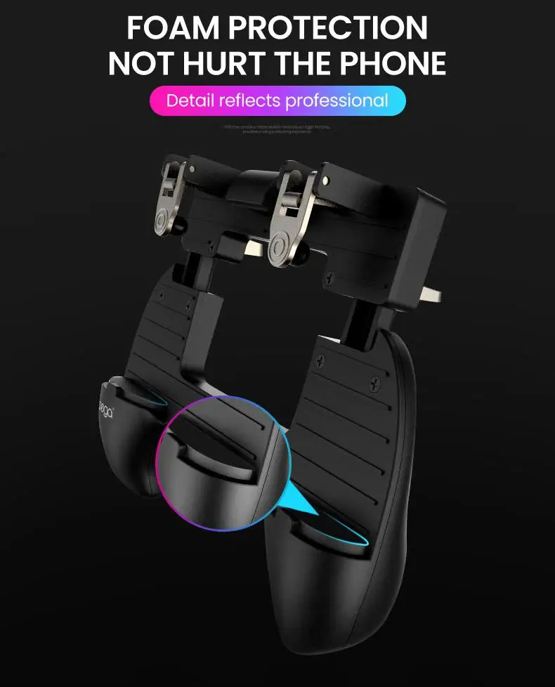  BEESCLOVER Game Grip L1RL Trigger Button Fire Key for FPS Pubg Mobile Phone iPhone Android IOS