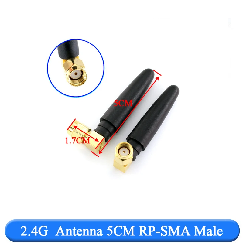 50 шт 2 4 Ghz 3dbi WIFI антенна 4G RP SMA мужские универсальные антенны Усилитель WLAN роутер