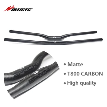 

Ullicyc Epoch Series Small eye Black Sticker External Logo 3K Matte Carbon Fibre Handlebar Rise/Flat Handlebar Bicycle Parts