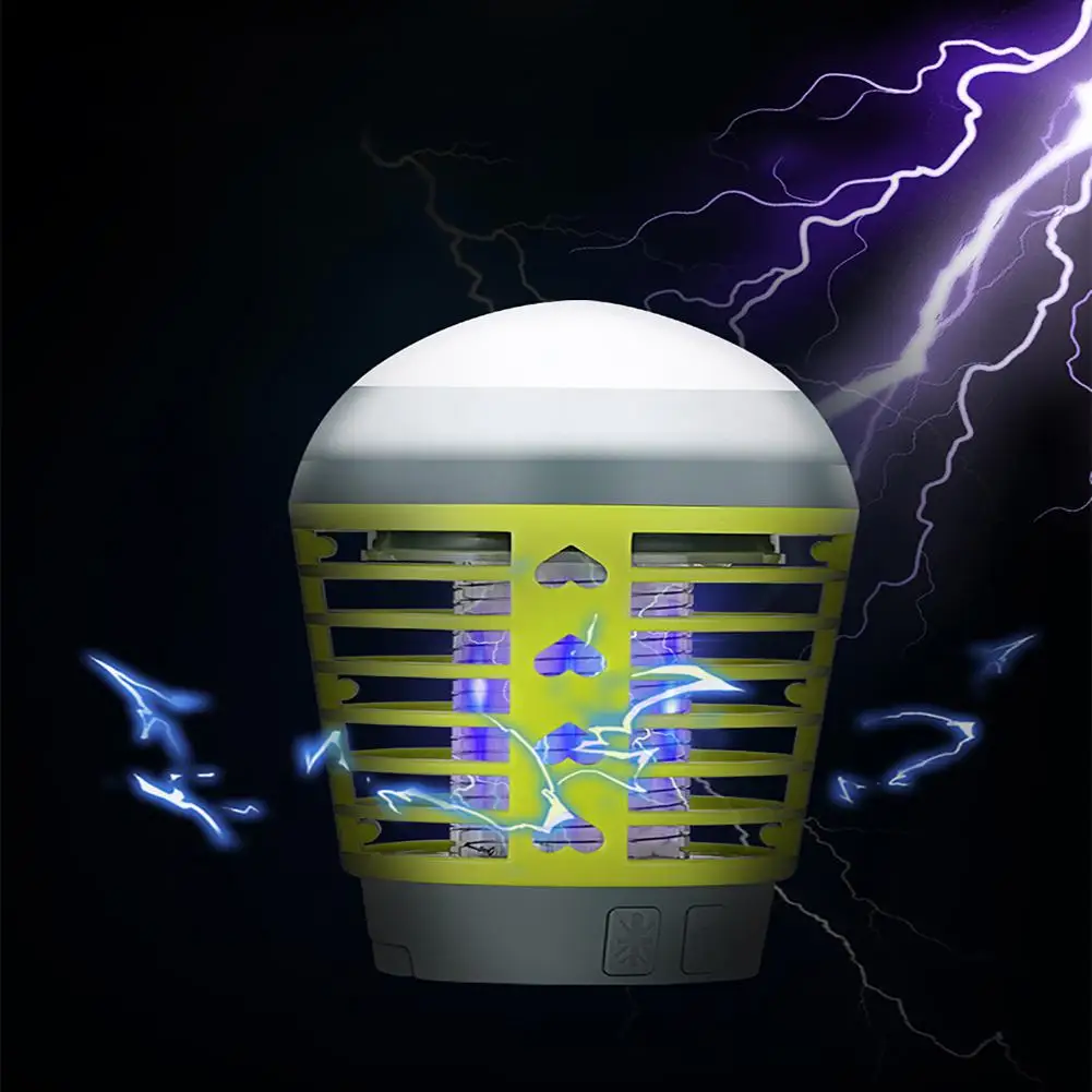Camping Light Anti-mosquito Camping Lamp Hanging Rechargeable Light Outdoor Electric Shock Ultraviolet Germicidal Lamp