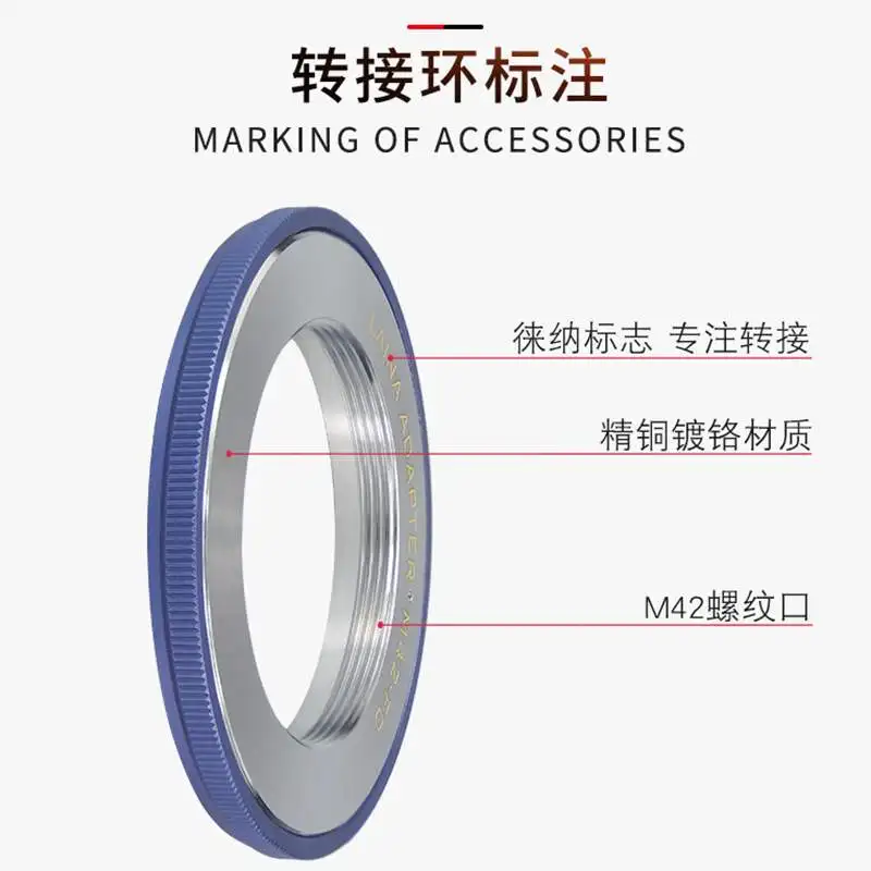 Anello Adattatore Di M42-Fd Per Vite Da 42Mm Con Obiettivo A Vite Da 42Mm Per Obiettivo Canon Fd Fl F-1 Ae-1 T50 T60 T90 Ftb
