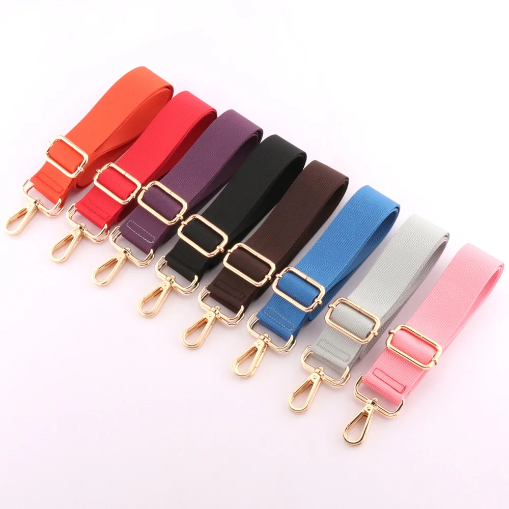 

Canvas bag Shoulder Crossbody bag adjustable Replaceable Solid color Waist bag parts nylon Fashion Lengthen strap Webbing