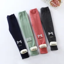 Специальное предложение, леггинсы для девочек(случайный выбор цветов), новые стильные детские штаны в Корейском стиле на осень и зиму детские штаны с рисунком