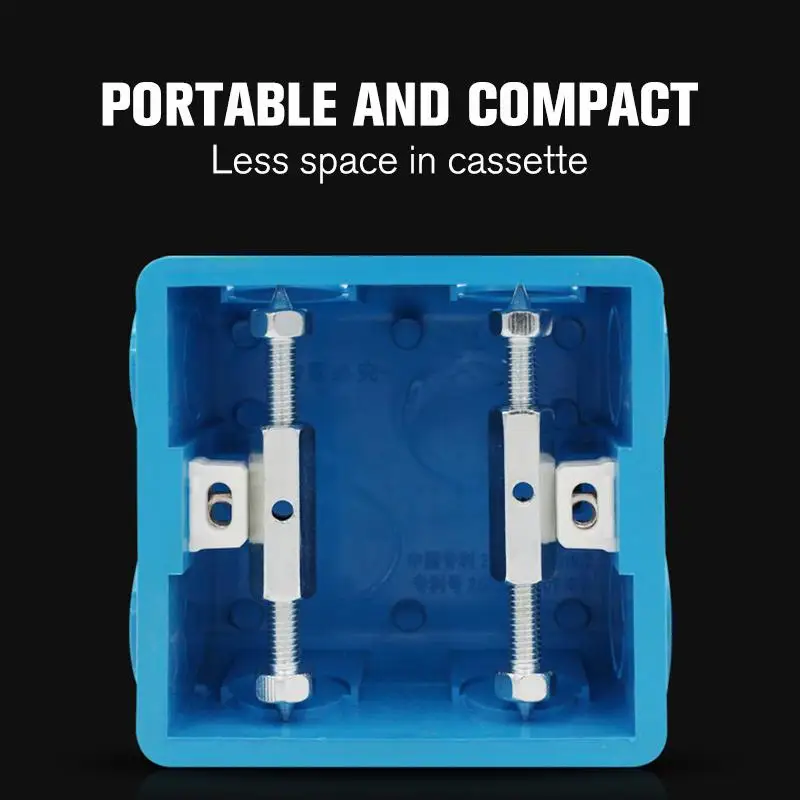 Cassette Repairer 86/118 Type Wall Switch Cassette Lower Case Damage Repair Tools Dark Boxes Support Rod Replacements 10Pairs,wall switch socket repairer,electrical box repairer,wall socket repairer,dark box repairer