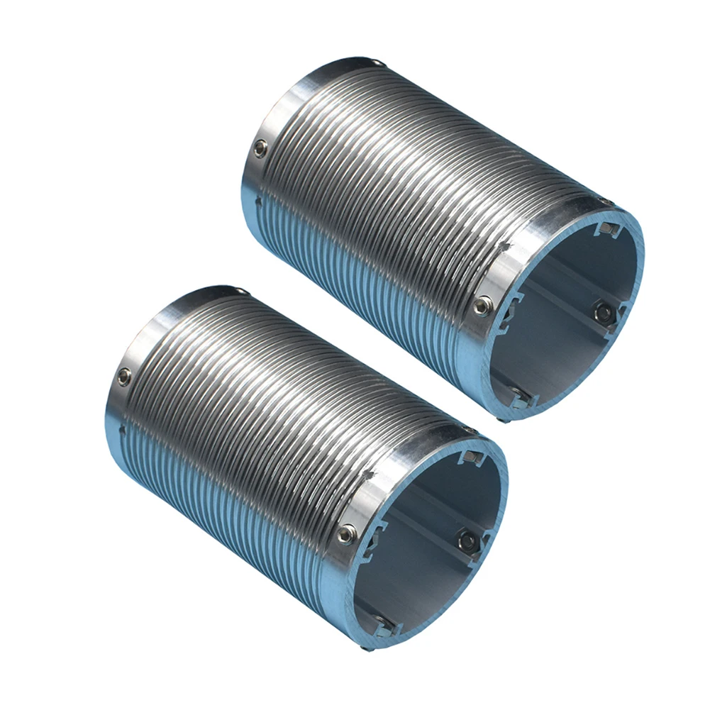 

2 Pcs Durable Hardware Threaded Line Winder Anti Rust Home Practical Solid Aluminum Alloy Accessories Window Electric Curtain