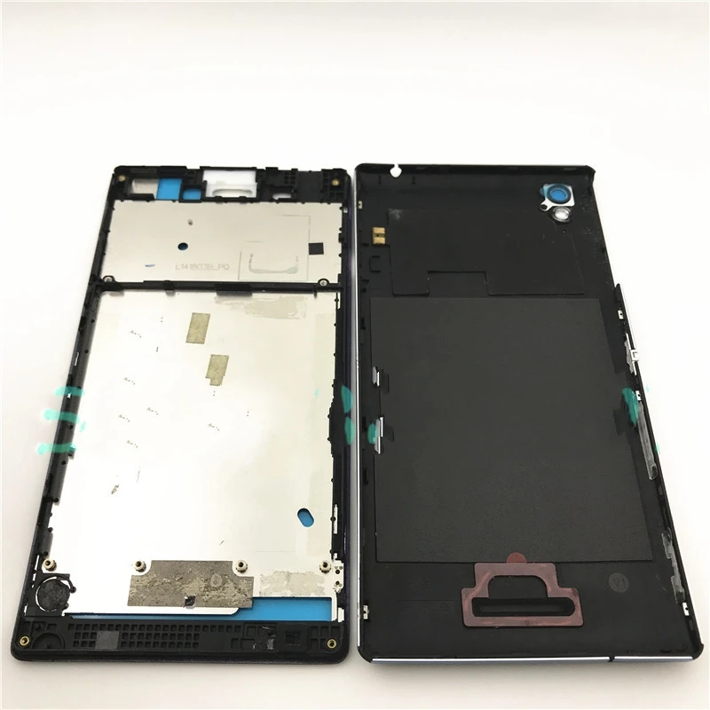 Хорошее качество, полный корпус, чехол для sony Xperia T3 D5102 D5103 D5106 M50W, передняя рамка, батарея, задняя дверь, Запасная часть