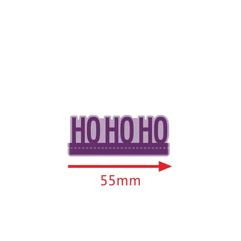 

Metal Cutting Dies Ho Ho Ho Letter Alphabet Line Frame Scrapbook Craft Cards Making DIY Photo Album Stencils New 2019
