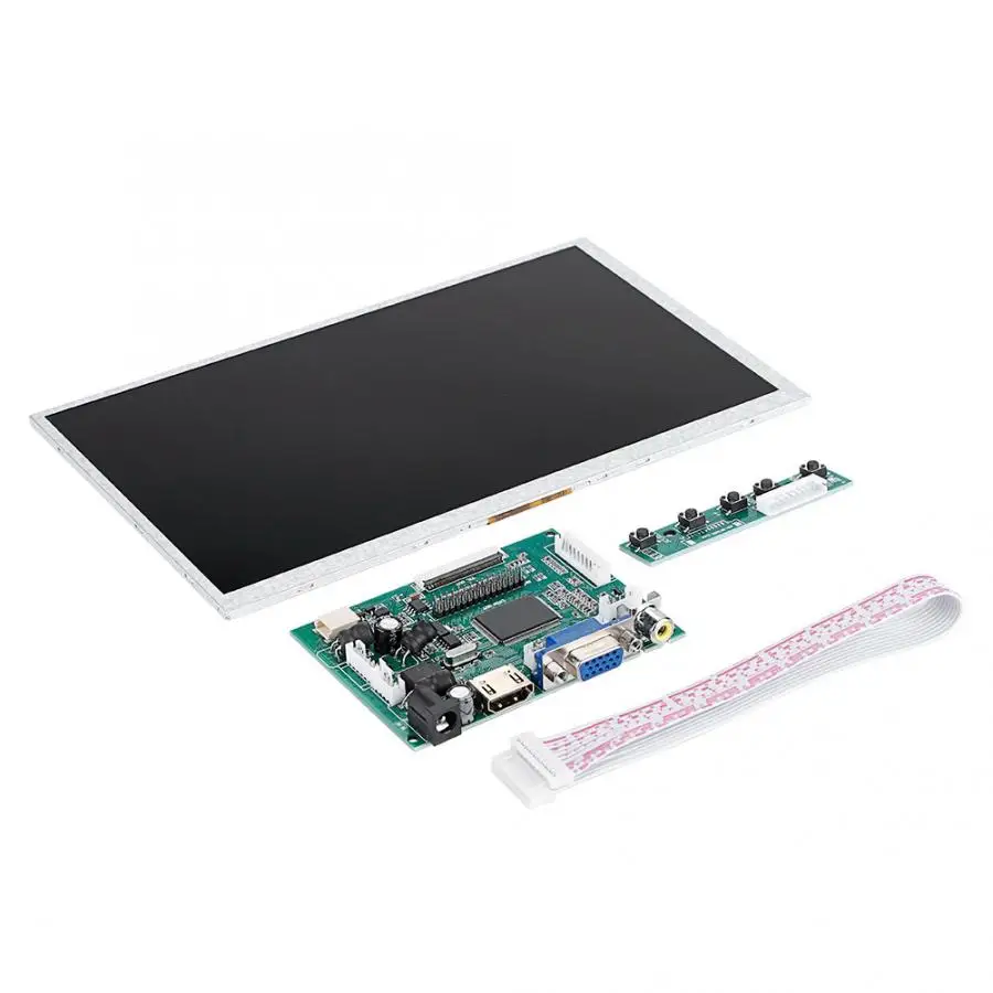 Демонстрационная плата аксессуары 9 дюймов ЖК-дисплей модуль HDMI+ VGA+ 2AV плата драйвера для raspberry pi