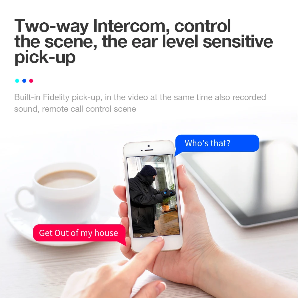 Наружная скоростная купольная IP камера с двойным объективом 3 Мп PTZ Wi Fi