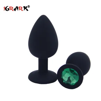 S/M/L Silicone Anal Prostate Massager ButtPlug Men Gay G-spot No Vibrator Plug for Men Women 18+ Adults Couples 2