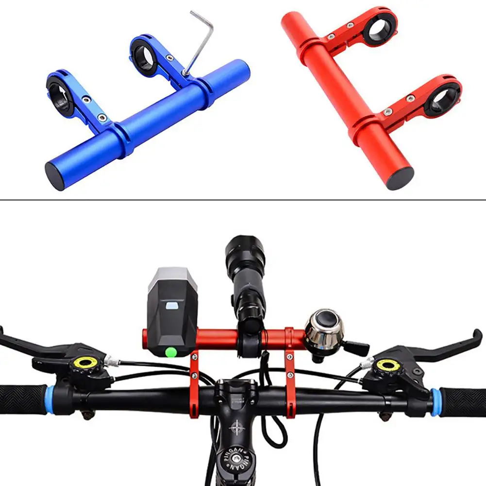 

Multifunctional Bicycle Extension Rack Bike Flashlight Headlight Holder Aluminum Alloy Handlebar Expansion Bracket Holders