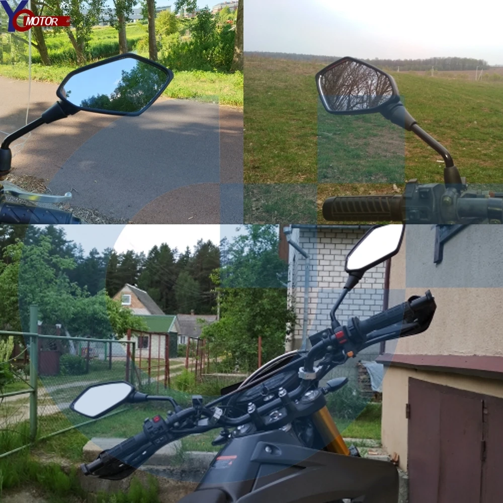 Универсальное зеркало заднего вида мотоцикла зеркало заднего вида для YAMAHA FJ09 tractracer- FZ-09 motorbike MT09 MT 09 мотоцикл
