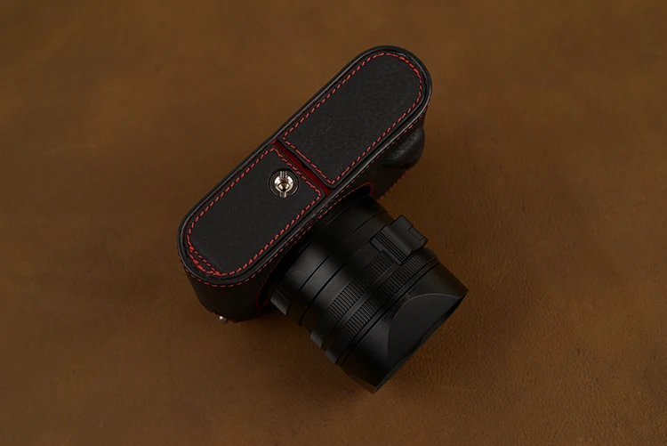 AYdgcam ручной работы из натуральной кожи чехол для камеры половина тела для Leica Q Typ 116 Leica Q2 Нижняя крышка ручка винтажный Чехол