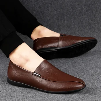 

Winter Leather Shoes Mens Anti Slip Casual Shoes Men Comfortable Fashion Men Shoes Good Quality Luxury Brand Men Shoe Inside Fur