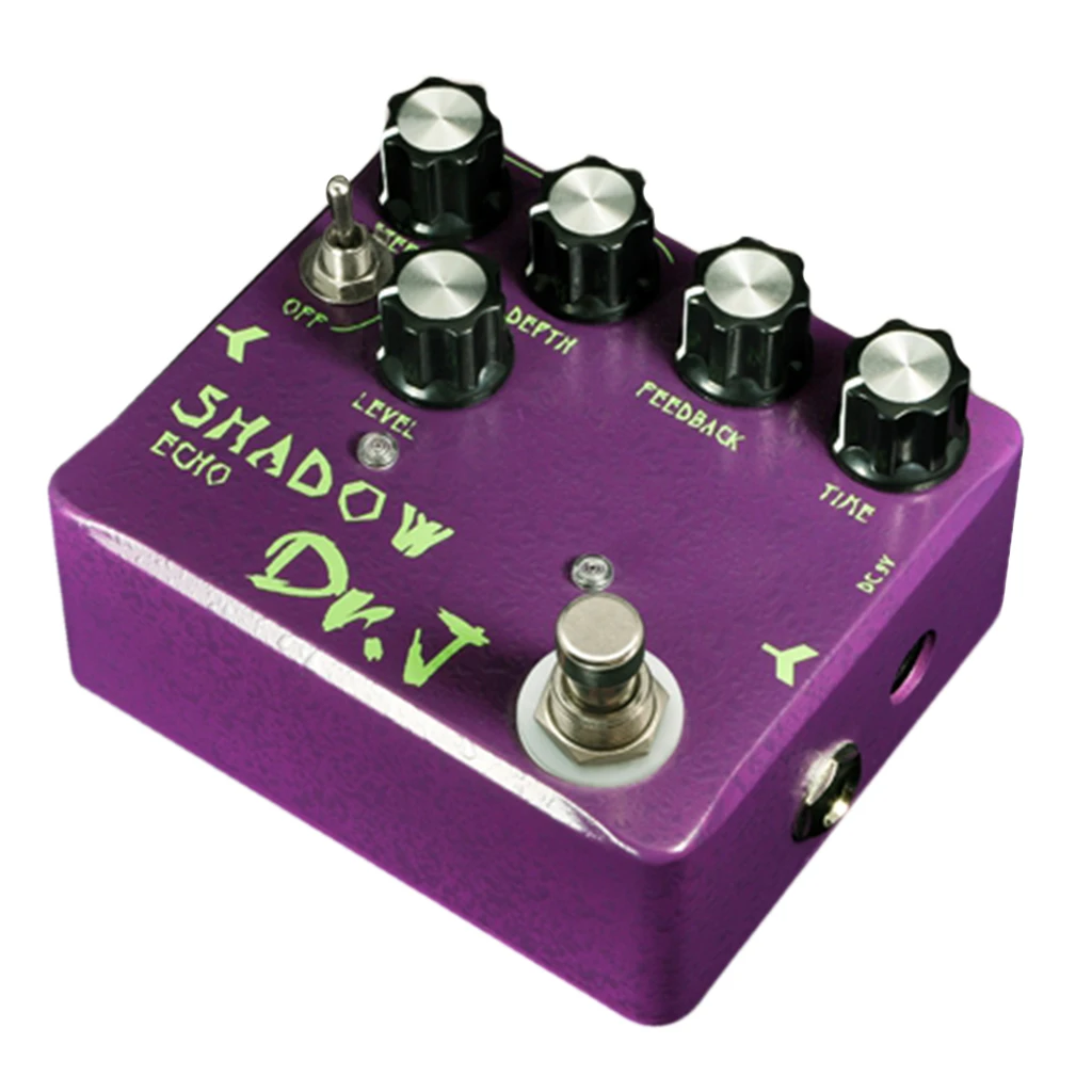 

D54 Shadow Echo Overdrive Electric Guitar Delay Effect Pedal True Bypass
